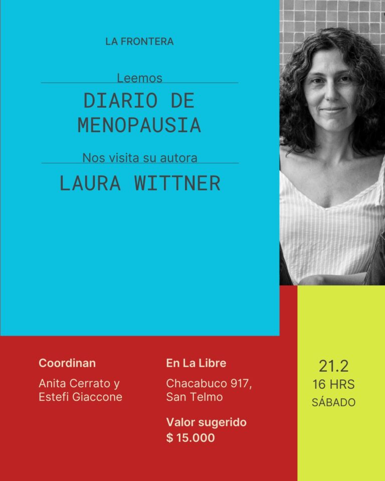Flyer de La frontera fecha de enero 2026